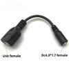 USBMale to Female AdapterDCMale Head3.5*1.35mm 4.0*1.5.5*2.1 2.5Power Supply Plug Charging