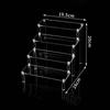 Clear Acrylic Display Stand For Anime Figures Cupcake Shelf Organizer Desserts Holder Jewels Display Risers Stand Perfume Stand