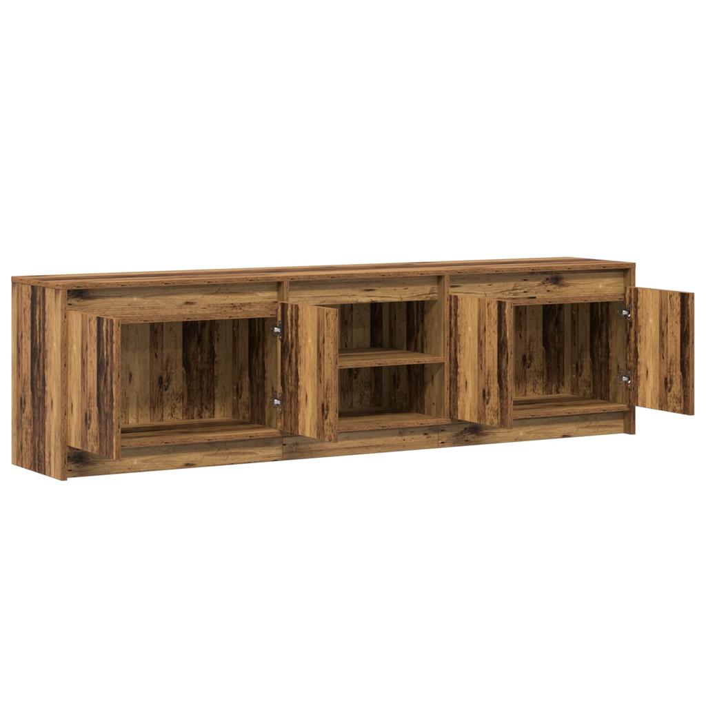 TV Units 2 Pcs Brown 180 X 34 X 50 Cm Particleboard