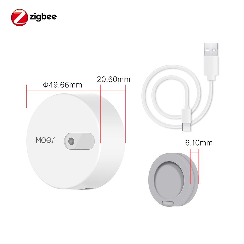 2025 New ZigBee Human Presence Sensor Detector Radar Wave Detection Sensor for Home Security Tuya Smart Human Body Exists Sensor