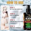 African Black Soap Body Wash 200ml -Deep Moisturizing & Nourishing Body Skin, Even Skin Tone – Lightweight Formula Suitable for All Skin Types