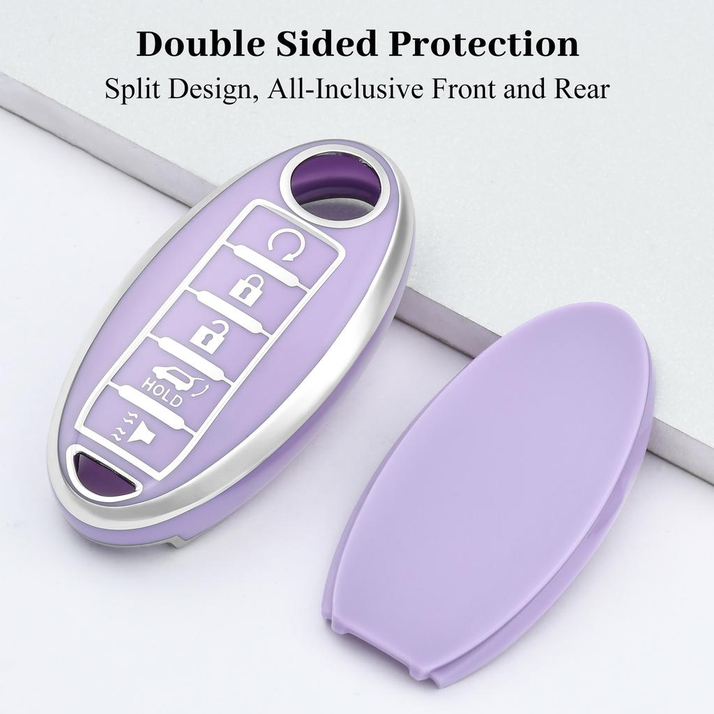 Soft TPU Key Case for Nissan Infiniti Rogue Altima Quest Pathfinder Sentra Patrol CIMA Fuga Armada Teana Murano Titan Car Key