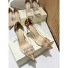 Fashion Fashion Gold Rhinestone PVC Transparent Women Pumps Spring Autumn High Heels Shoes Sexy Party Wedding Pole Dance Sandals