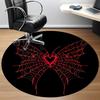 1pc Spider Web Office Round Area Rug, Indoor Mat Suitable ForOffice, Under Office Chairs Bedroom Living Room Home Decor, Room Deco q041