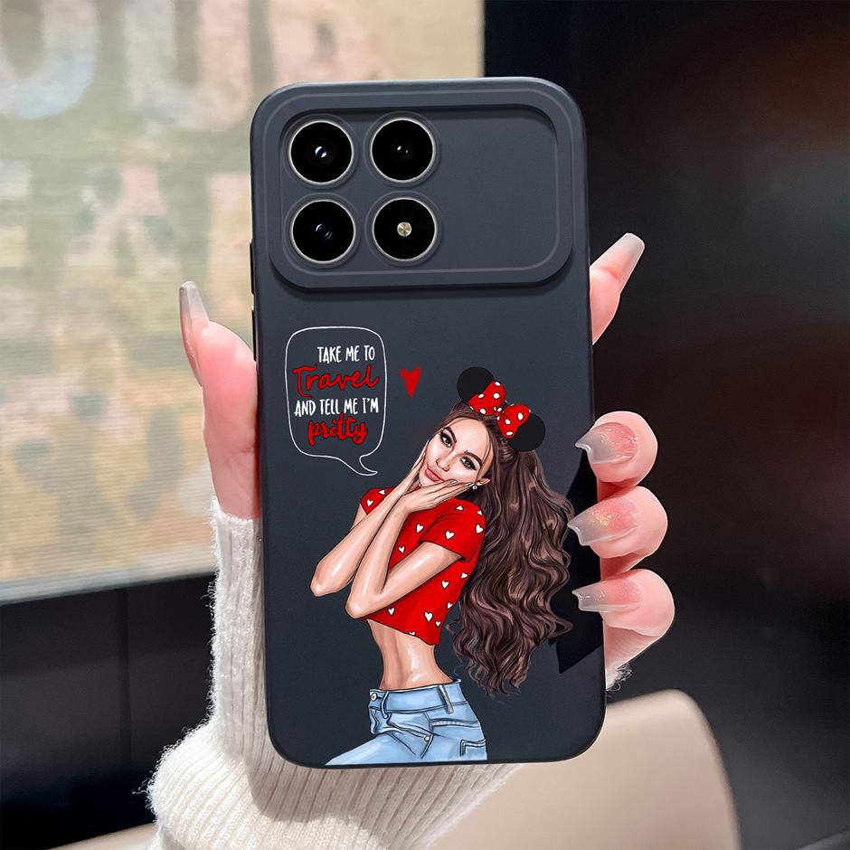 Pretty Butterfly Phone Cases For Xiaomi Poco F8 Pro Ultra Silicone Full Protective Bumper For PocoF8Pro Fundas PocoF8Ultra Cover