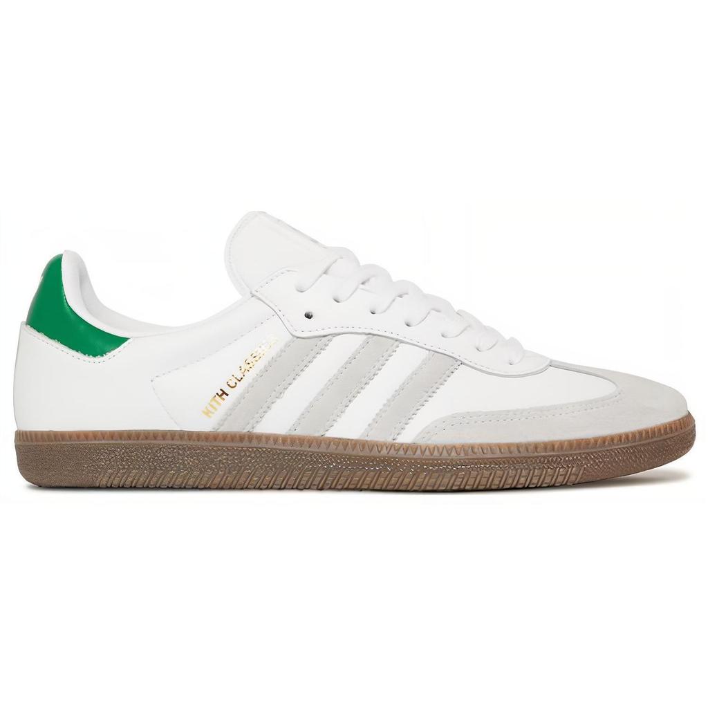 Kith X Adidas Samba OG Classics Program Unisex Sneakers White Off-White Green FX5398