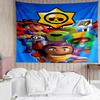 1PC Game Brawl Adventure Heroes K-pop Music Group Tapestry Accessories for Bedroom,Livingroom, Dormitory Room Wall Decor Fan Birthday Gifts