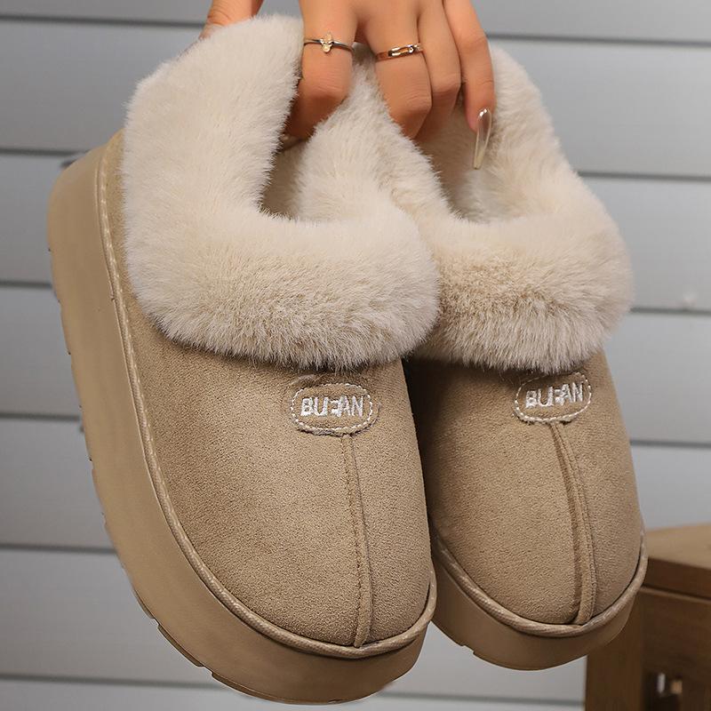 New Cotton Slippers: Fashionable Cotton Slippers for Fall and Winter Unisex Couple's Style Indoor/Outdoor Fashionable Warm Shoes
