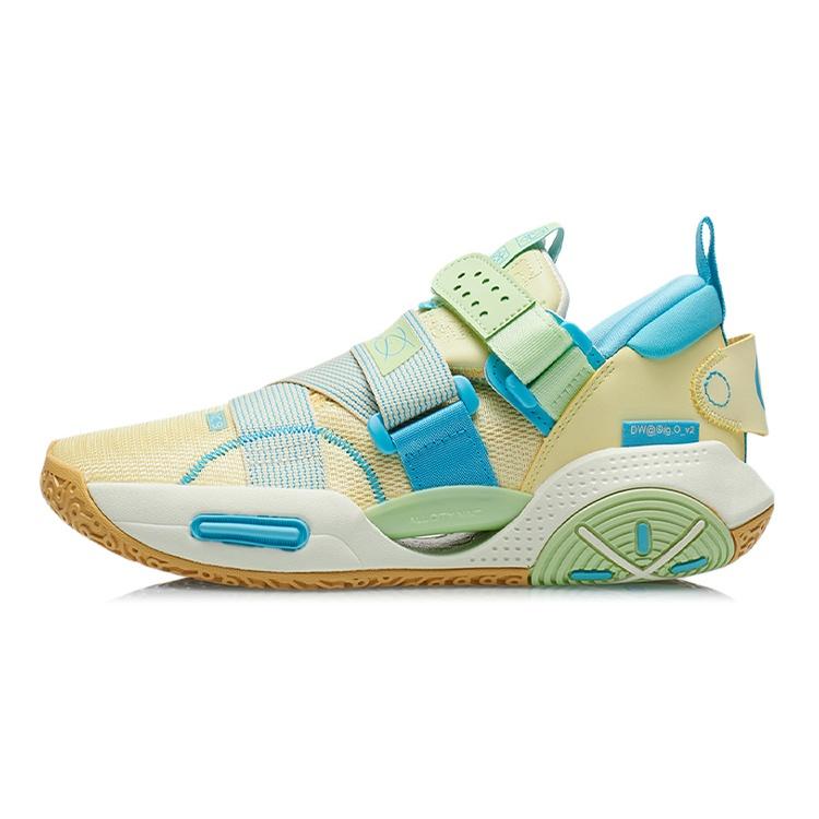 (GS) Li-Ning Wade All City 9 V2 Yellow Green Kids ABPR055-5 EU 37