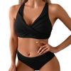 2025 European & American Women's Sexy Backless Tie-up Bikini Swimwear