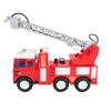 Fire Truck Toy Funny Water Spraying Emergency Rescue Vehicles with Rotating Ladder for Boys Girls