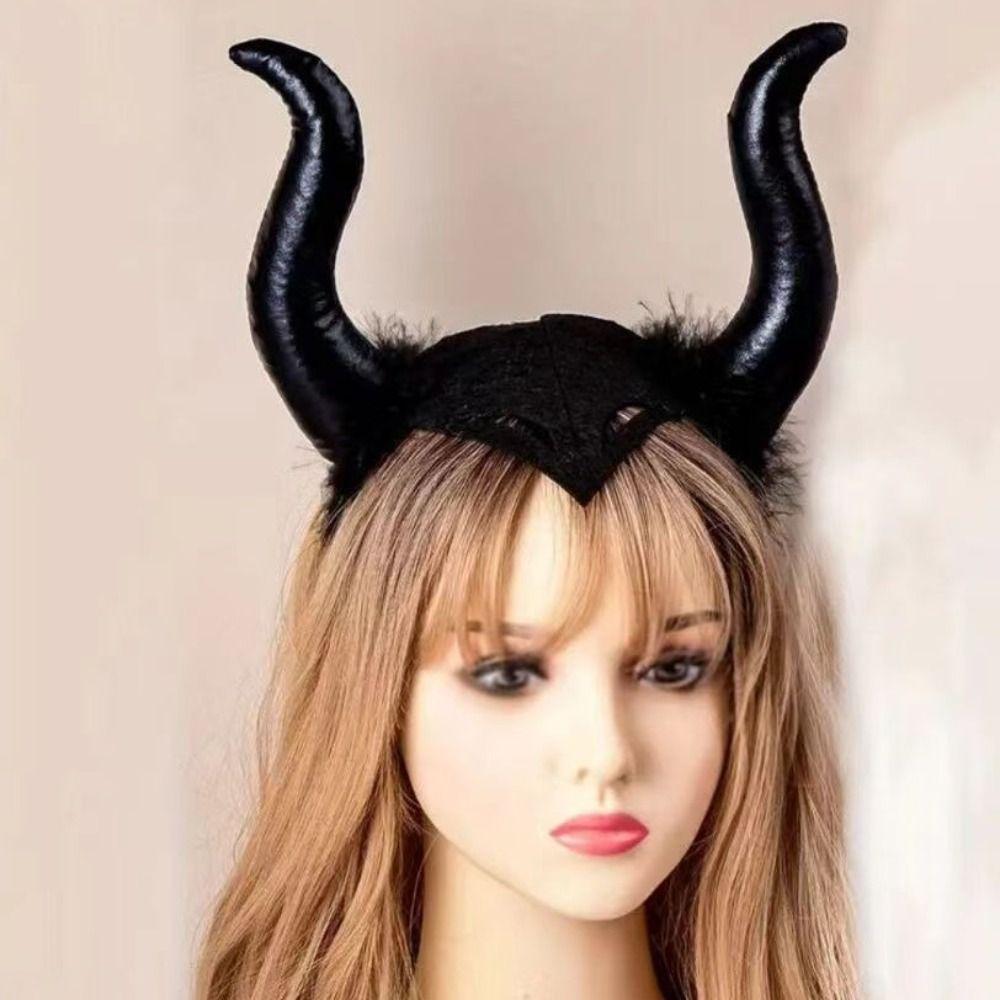 Witch Hair Accessories Halloween Headband Evil Magic Witch Headpiece  Halloween Party