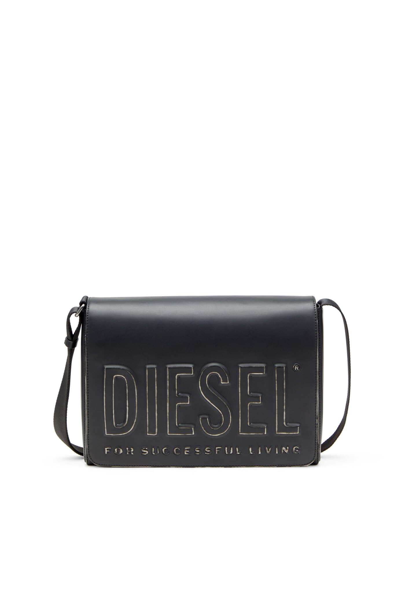 

[DIESEL] Чоловіча сумка-месенджер S DSL 3D MESSENGER S X X10234P8078 UNI Чорний HA578 чорний