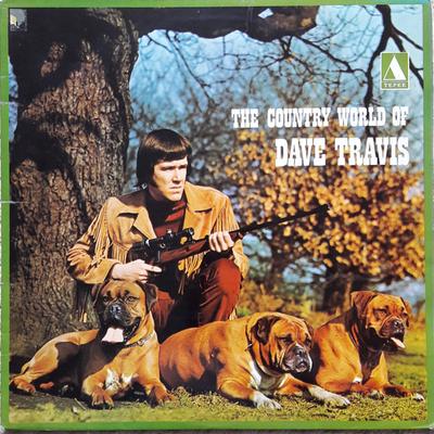 LP Record DAVE TRAVIS - The Country World of Dave Travis TPRS103 Tepee 1969 UK Folk Used