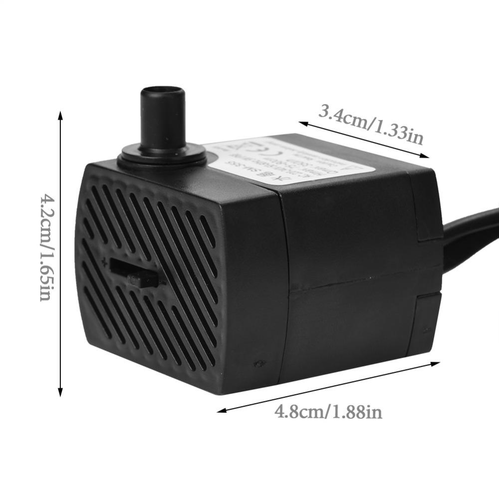 Ultra Quiet Aquarium Water Pump Submersible Fountain Pump Durable Water Pump Aquarium Tank