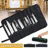 Roll Bag Cutlery Storage Case 22 Pockets Portable Carrying Kitchen Chef Knife