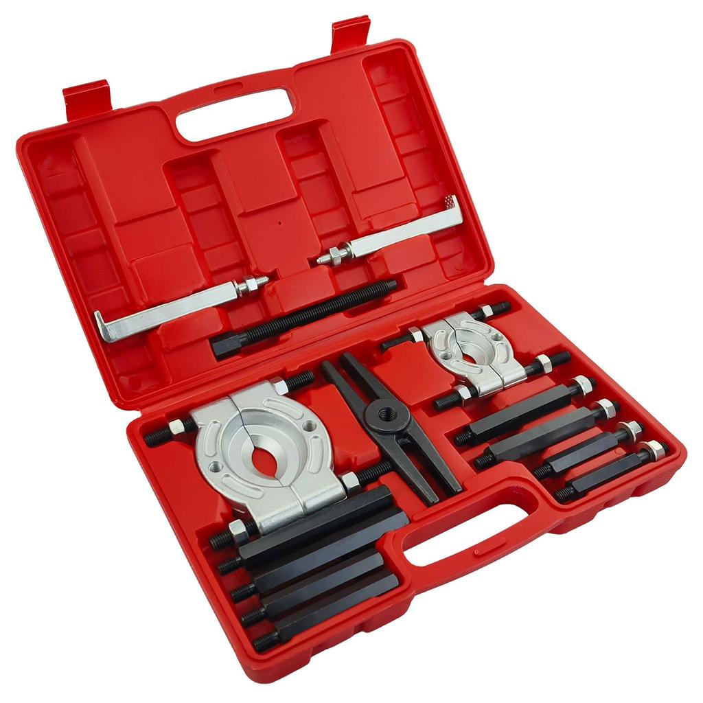 7Akiranoai Bearing Puller Set Straight Gear Puller Capacity Claw Type Gear Puller Bearing Removal Set 14-Piece 30-75mm 5-Ton