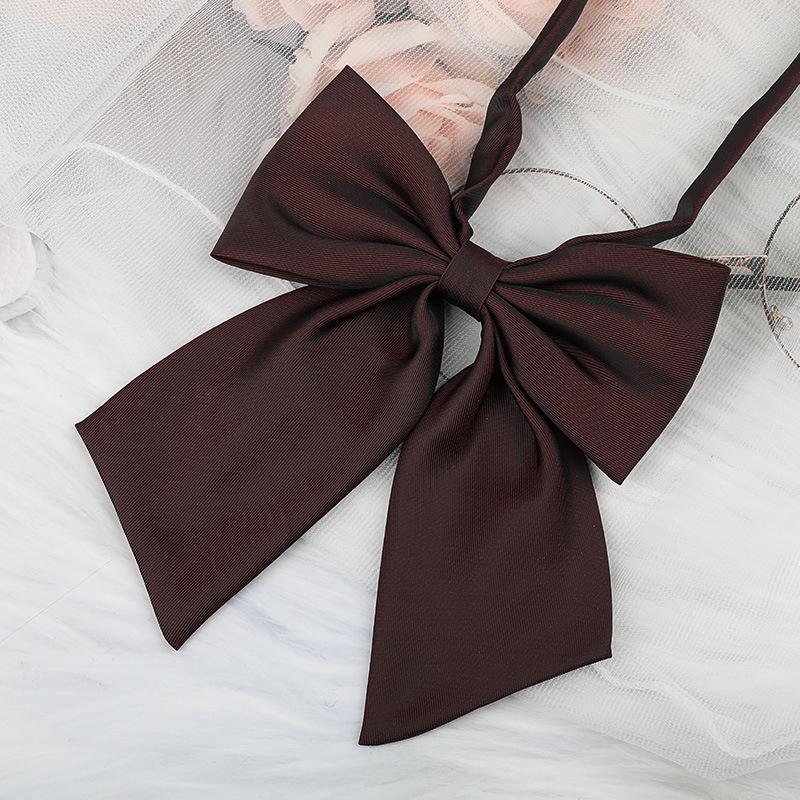 Jk Japanese Plaid Korean Version Of Collar Flower Graduate Female Collar Flower College Wind Streamer Jk Bow Shirt Accessories Sailor Suit