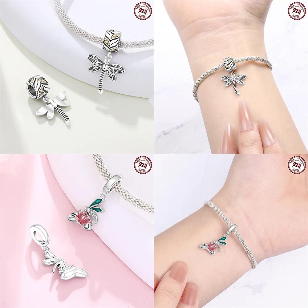 Charms Plataoriginales Butterfly Firefly Beads For Charms Copper Bracelet Beads Jewellery Making Women'S Gift