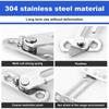 10 Pcs Window Restrictors Locks Stainless Steel Child Security Restrictor Hook with Screws 5 Left & 5 Right Handed Opening Limiters Restrictor Safety