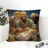 Cartoon Children'S Illustrations Religious Prints Pillow Case Linen Pillow Case Sofa Home Decor Cushion Cover Cushion Cove