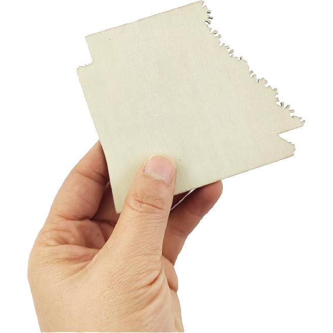 

Набор из 30 штук 4-дюймовых деревянных вырезок в форме штата Арканзас, неокрашенное дерево, знак карты Арканзаса, поделки, подарочные бирки, деревянные поделки для дома