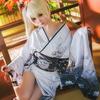 [Milky Time] Yosuga No Sora Kasugano Sora Cosplay Costume with Wig, White Kimono, Halloween