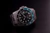 NY modell Hyakuichi AUTOMATISK GMT-UR Mekanisk GMT Japansk bevegelse Roterende ramme 20 ATM Vanntett World Time Watch Aqua x Black