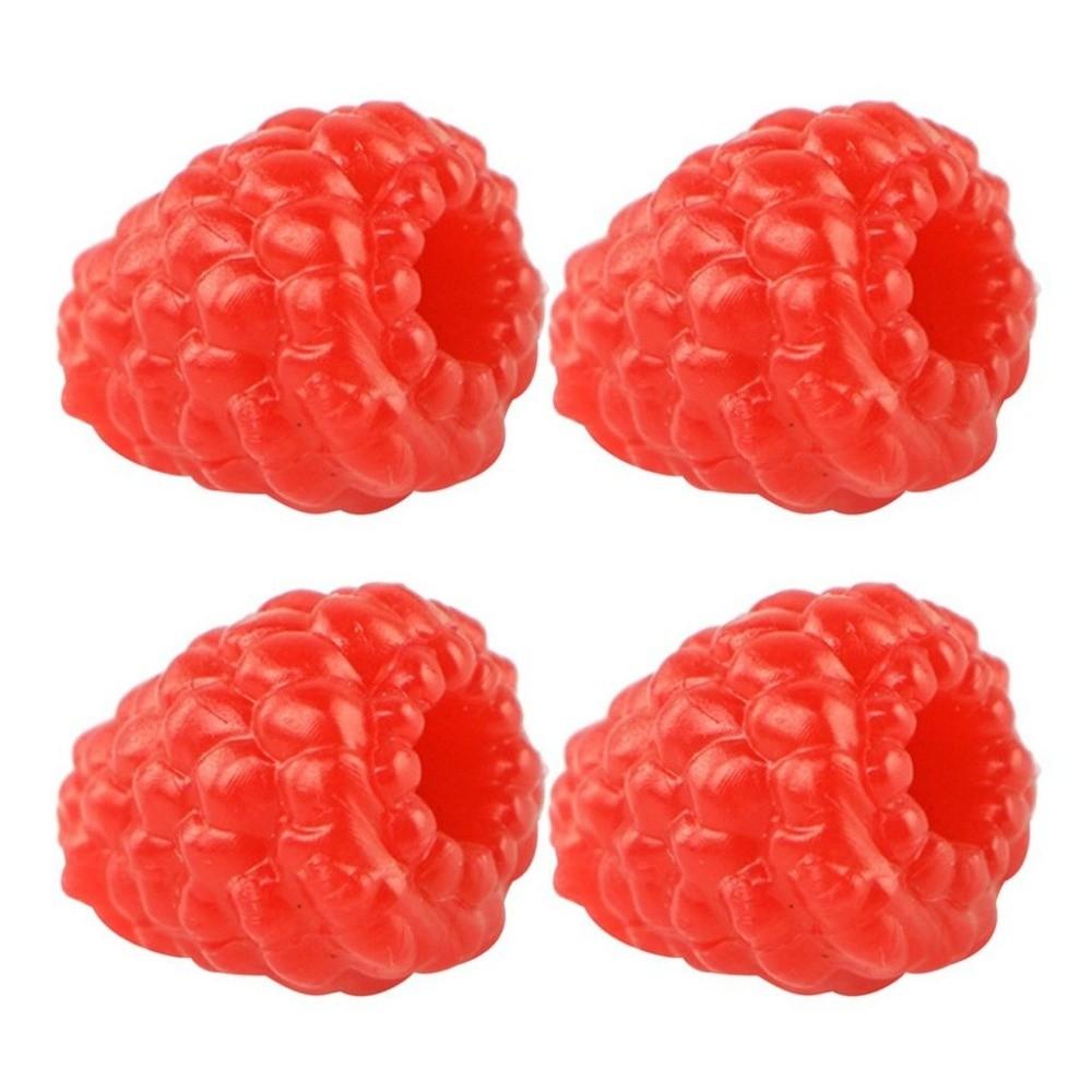 

Bright Color PVC Home Decor Mulberry Branch Model Photography Props Fake Fruit Artificial Raspberry red-Raspberry