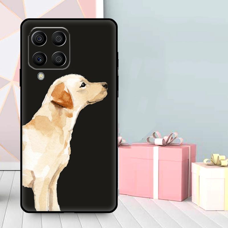 Cartoon Golden Retriever Dog Case For Samsung Galaxy M16 M31 M21 M13 M33 M53 M15 M35 M55 M36 M56 M12 M32 M52 M14 M34 M54