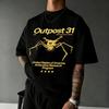 Outpost 31 Antarctica Scifi Horror Movie Tshirt Print Short Sleeve Harajuku Y2k Casual Tshirt Unisex Unisex Streetwear Tee Tops