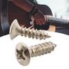 50pc Electric Guitars Pickguard Screws for Electric Guitar Bass Pickguard Fixation Suitable for Repair and Replacement