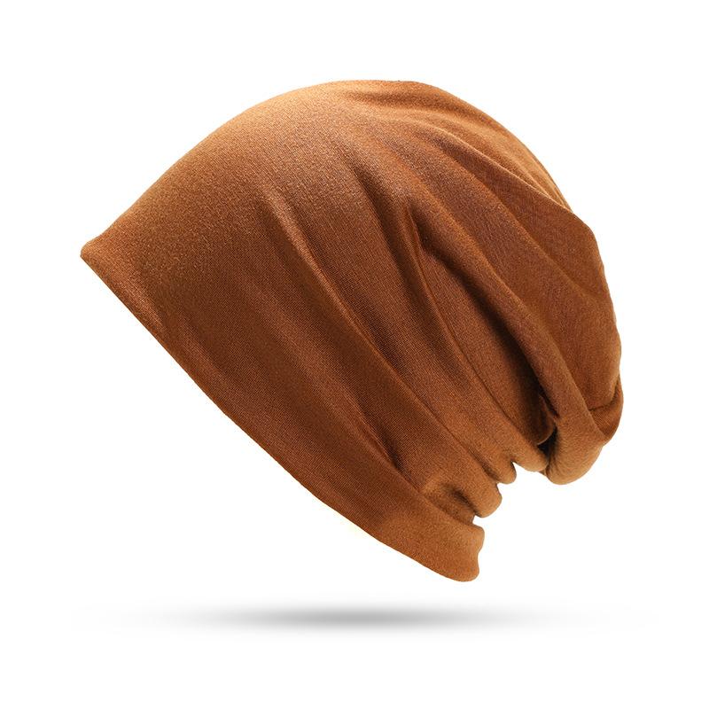 Touca Folgada de Algodão Hip-Hop Macia Leve Touca de Corrida Chapéu de Anão Adulto Gorro Quimioterápico Para Homens Mulheres Hip-Hop Touca de Dormir Elástica