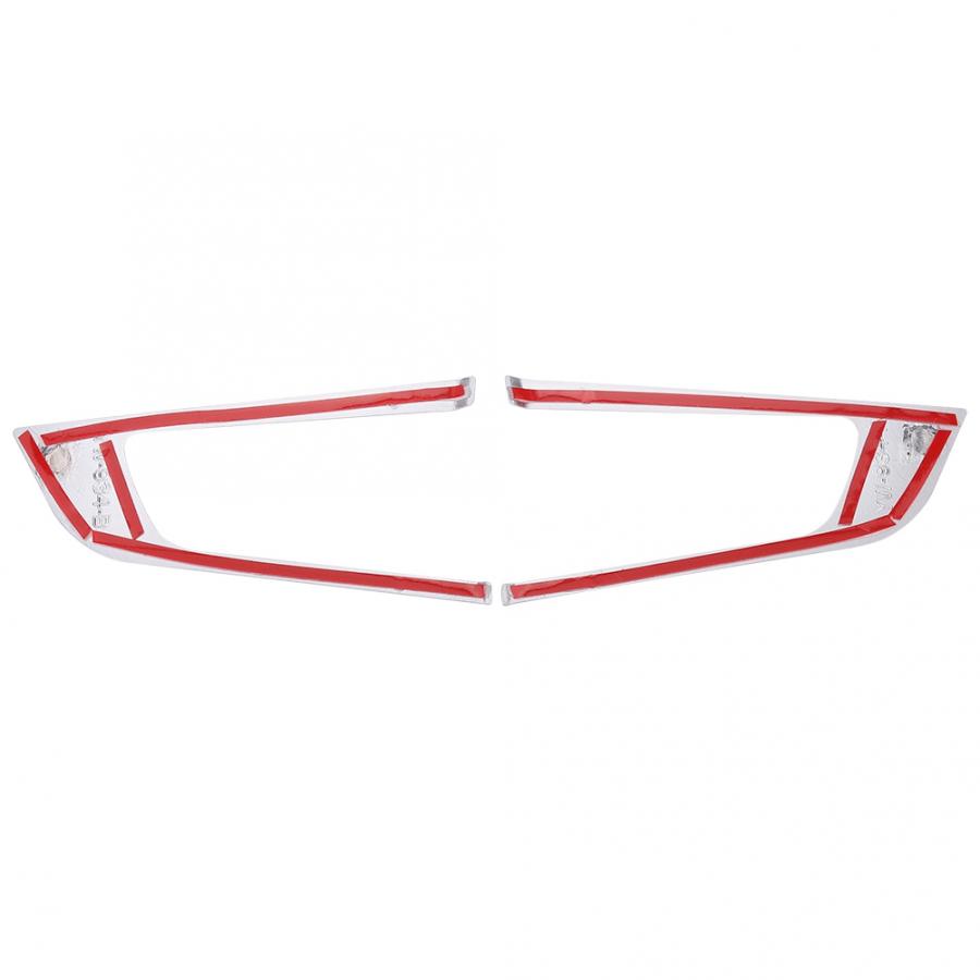 2pcs/set Car Steering Wheel Decoration Frame Cover Trim Fit for Alfa Romeo Giulia 2017 Car Styling