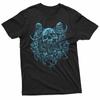 Horned Skull Serpent  Dark Art Macabre Gothic Design TShirt Unisex T-Shirt