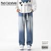 Mark Fairwhale Men's Gradient Loose Straight Leg Jeans