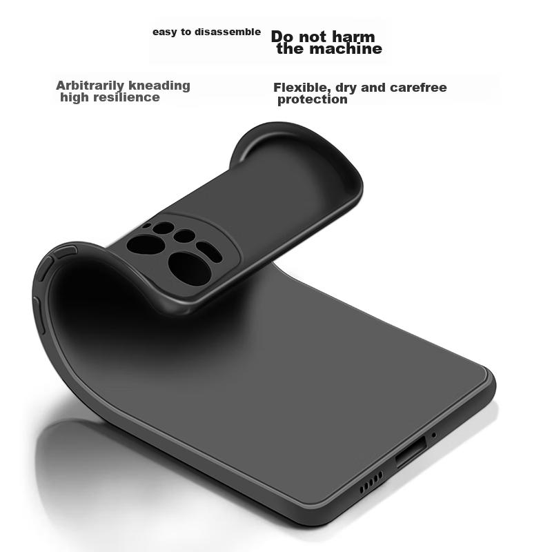 Phone Case for Huawei P40 Pro, for Huawei P40 Pro, Full Lens Protection Upgraded Frosted Anti-Drop Slim Silicone Soft Case - Midnight Black