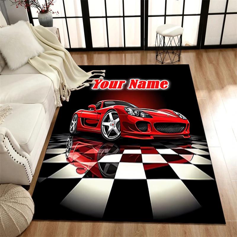1PC Custom Name Dreams Theme Floor Mat Ideal for Living Room, Game Rooms, Office, Bedroom,Floor Mat Playful Design