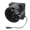 High Performances 12V Cooling Fan 7000RPM 120mm Size Includes Square to Round Duct Adapter for Industrial Use