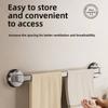 Moderne Space-Aluminium-Saugnapf-Handtuchstange für Badezimmer- und Toilettenaufbewahrung
