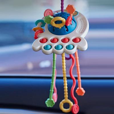 Polpo Bambino Giocattolo a Cordicella Bambini Piccoli Maschi Femmine Attività Educativa di Apprendimento Motricità Fine Abilità di Presa Forma di Polpo Giocattolo Sensoriale Fidget