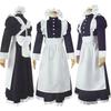 Stil Langes Britisches Dienstmädchen Outfit Herren Damen Spitze Cosplay Kleid Halloween Kostüm