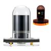 Ceas Smart Wi-Fi cu Tuburi Glow Stație Meteo Afișaj Personalizabil Configurare Ușoară Ceas cu Alarmă Multifuncțional Ornament de Birou
