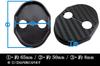 BRIGHTZ Roadster RF NDERC Carbon Style Door Striker Cover 2PC