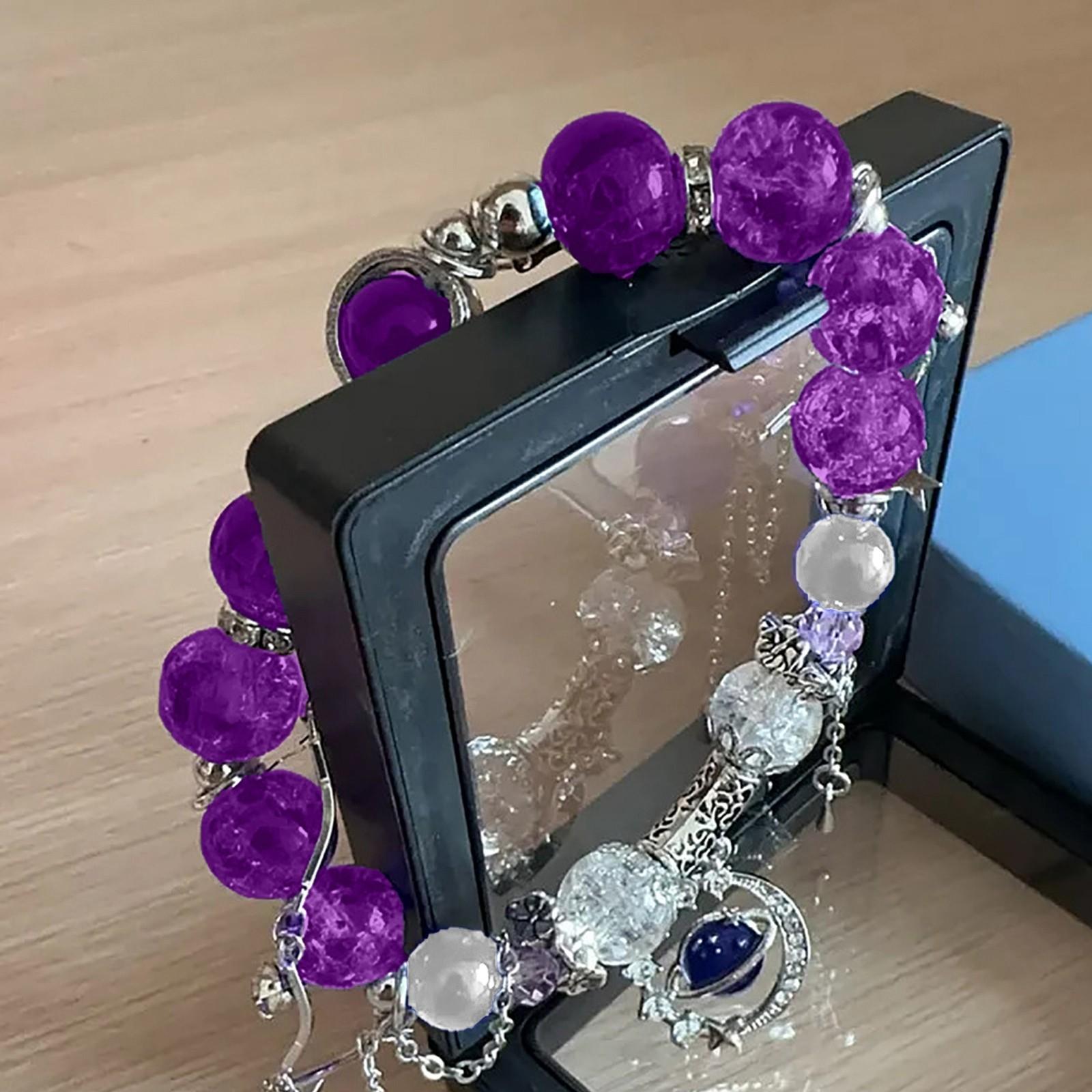 

Exquisite Bracelet Decoration, Purple Bracelet, Pendant Bracelet One Size