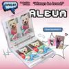 Retro CD Korean Idol Photocards Collect Book Binder A7 Notebook Cover Stationery Photo Album DIY Card Storage Organizer