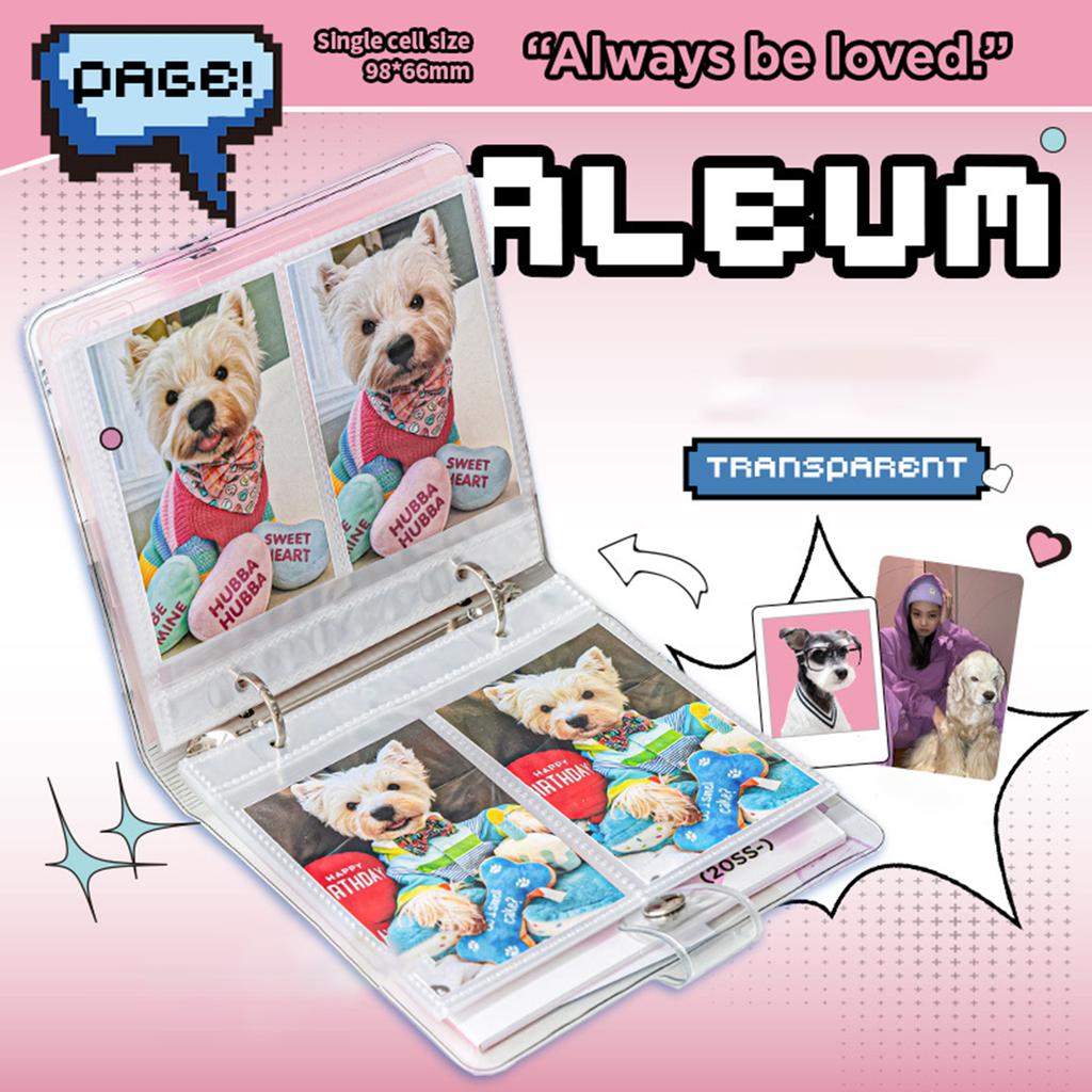 Retro CD Korean Idol Photocards Collect Book Binder A7 Notebook Cover Stationery Photo Album DIY Card Storage Organizer