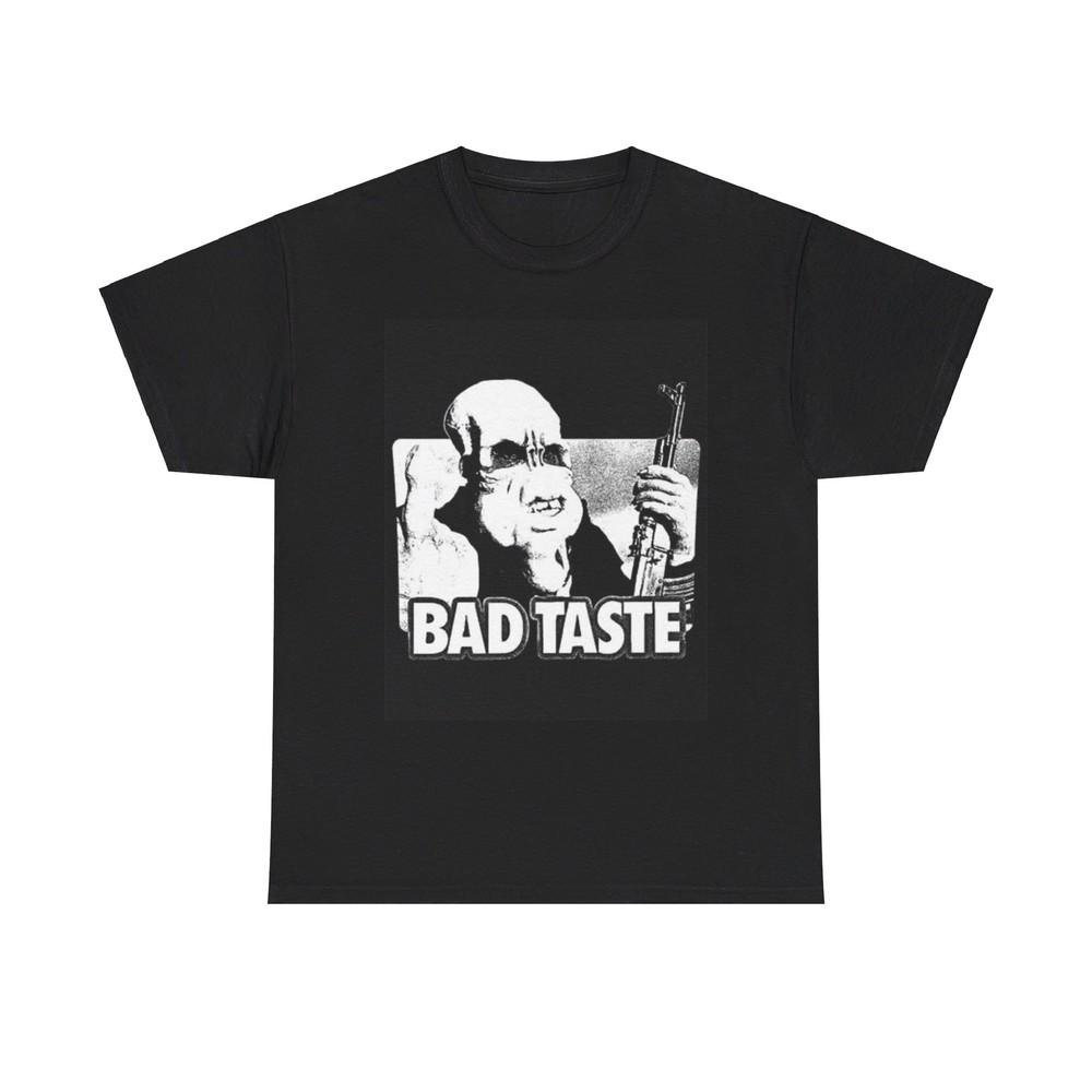 

Bad Taste Poster Shirt Retro Graphic Art Unisex Heavy Cotton Tee Unisex T-Shirt S