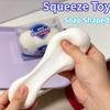 En Stock Savon Forme Squishy Savon Balle Anti Stress Fidget Jouet Rebond Rapide Balle à Presser Asmr Jouets Anti Stress Pour Adultes