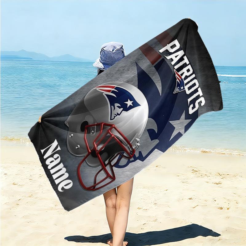 Personalized Rams Helmet Print Beach Towel Microfiber Beach Towel Thin Absorbent for Beach Swimming Yoga Bath Sports. 0910359